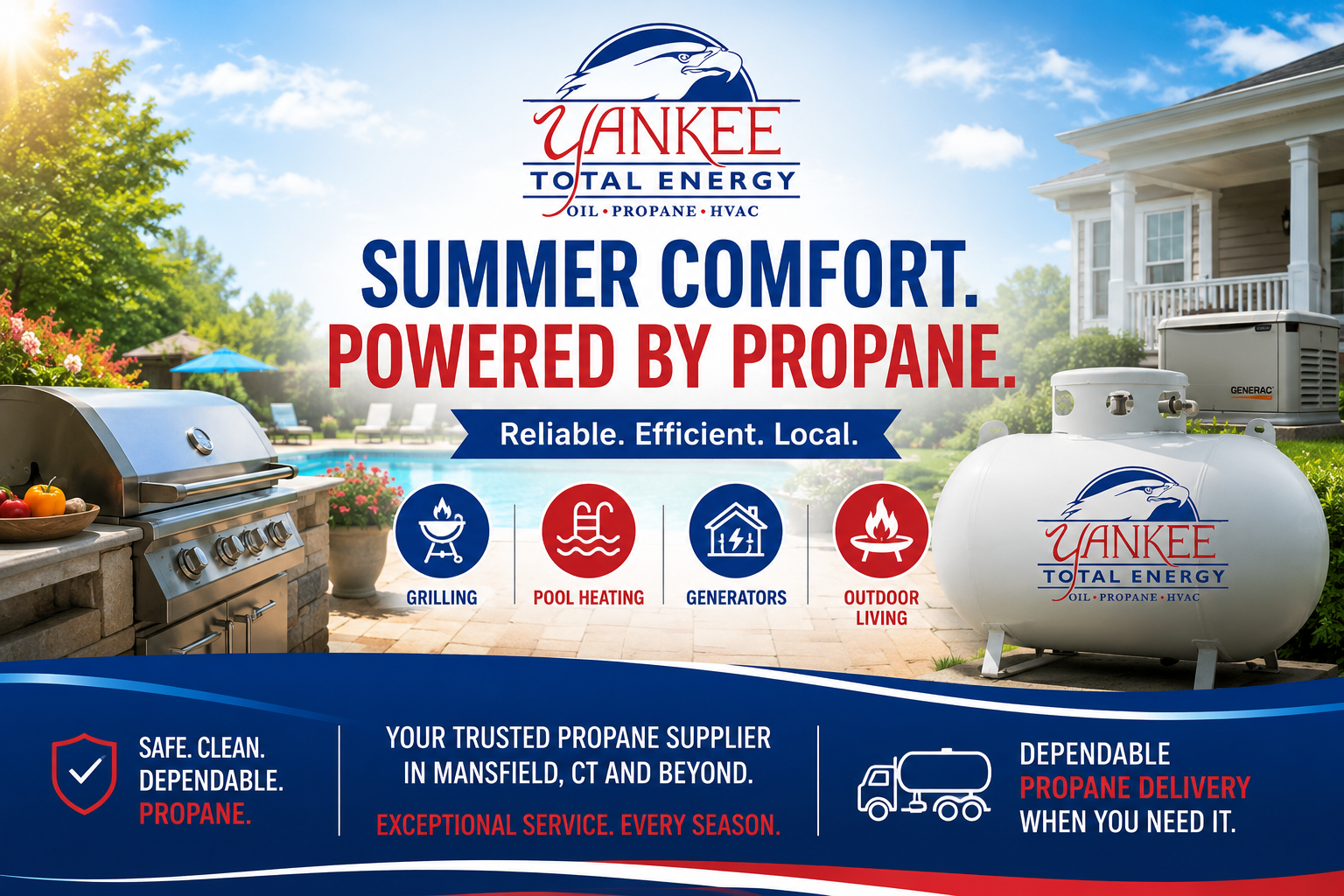 Summer Propane Delivery Mansfield CT
